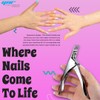 YNR 3 Way Acrylic Nail Clipper UV Gel False Fake
