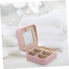 TOVINANNA Travel Jewelry Organizer Case with Zipper Closure Multiple Compartments