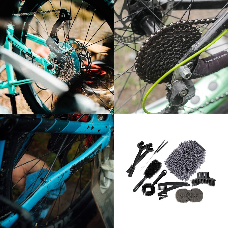 Greaze Bicycle Cleaning Set - Bicycle Care Set - Chain