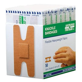 Bandages, Knuckle, 3", Fabric, Sterile Box of 50