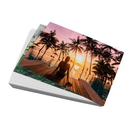 Vibrance Matte Photo Printer Paper 12 mil 230 gsm Premium Matte Photo Paper Sheets 5 x 7 inches 100 sheets Works with All Inkjet Printers Including Professional Makes and Models Like Epson Canon HP