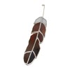 American Bald Eagle Feather Handmade Stained Glass Indoor Outdoor Sun