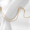 Pencros Dainty Layered Anklet,14K Gold Filled Cute Beads Satellite Chain