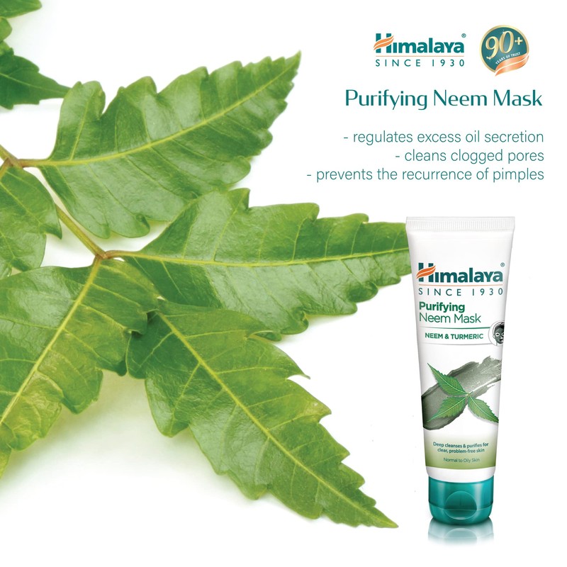 Himalaya Herbal Cleansing, Neem Face Wash, Natural Facial Cleanser with
