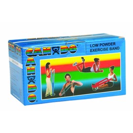 Cando 1210689 Low Powder Exercise Band, 6 yard Roll, Blue: Heavy