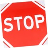 Tofficu 1pc Stop Traffic Sign Road Sign for Use Vintage