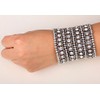 YACQ Women's Multilayer Stretch Cuff Bracelets Fit Wrist Size 6-1/2