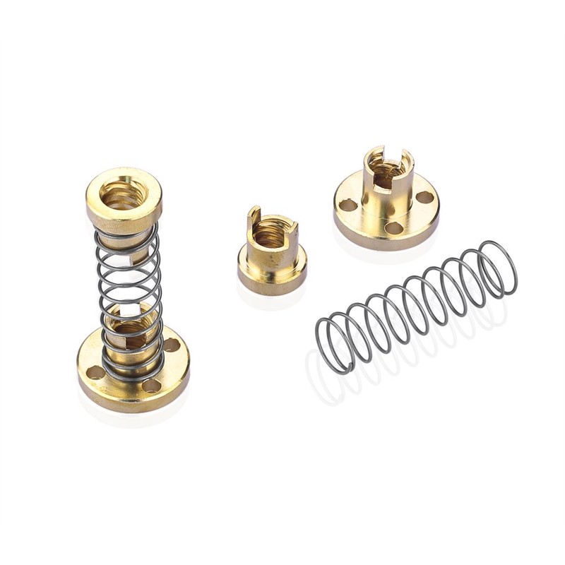 S SIENOC T8 Spring-Loaded Nut for Trapezoidal Thread Rod of