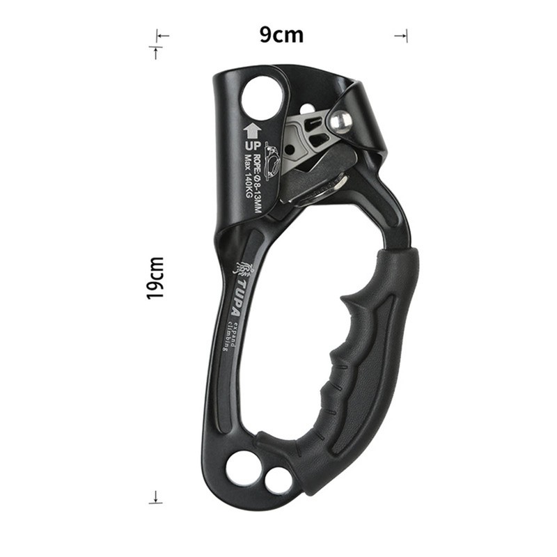 Rock Climbing Right Hand Ascender Multi Purpose Manual Outdoor Mountaineering