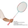 Badminton Racket Lightweight Portable Iron Alloy Frame Double Badminton Racquets