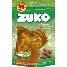 Zuko Tamarindo Instant Powder Drink | Family Pack | No Sugar Needed | Vitamin C | 14.1 Ounce (Pack of 6)