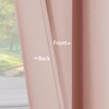Hiasan Thermal Insulated Blackout Curtains 45 Inches Long, Rod Pocket