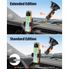 A2C 12" Anti-Shake Metal Arm Windshield Phone Mount, Suction Phone