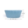 Gcardist Standard 300-Count Cupcake Liners 6 Solid Blue Colors Cupcake