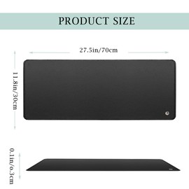 Grounding Mat Grounding Foot Pad Grounded Desk Mat 11.8 * 27.5 Inch Pet Mats Earth Grounding Mat for Stress Anxiety Therapy