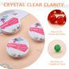 0.7mm/4 Rolls Elastic String for Bracelets, 50M Clear Bracelet String,