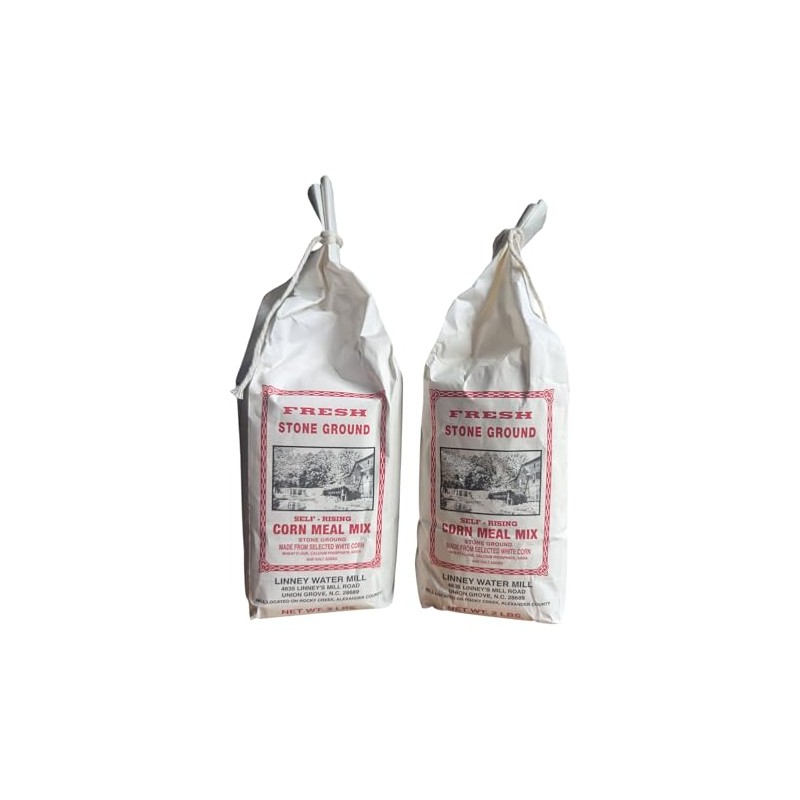 Linney’s Water Mill Self-Rising Cornmeal Mix – Traditional Southern Style