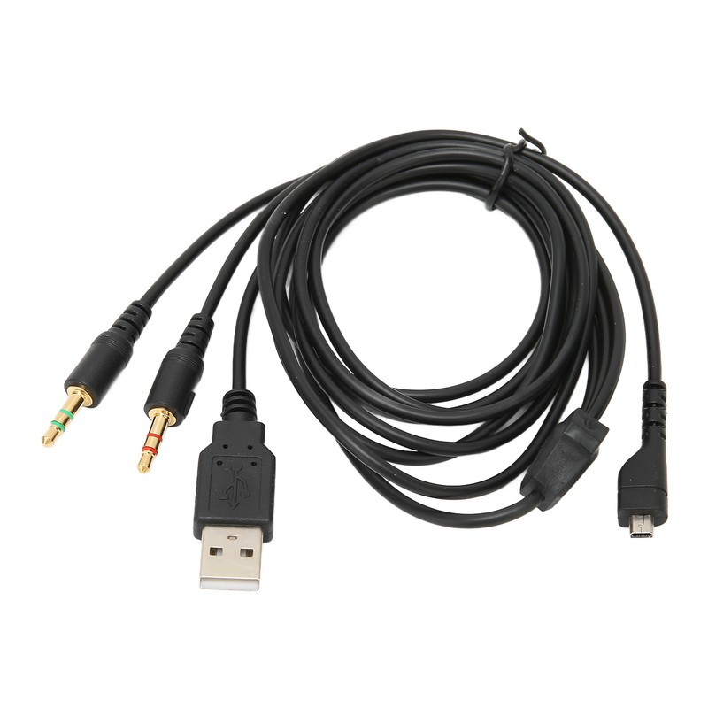 Headphone Audio Cable USB and 3.5mm Audio Jack Audio Cord