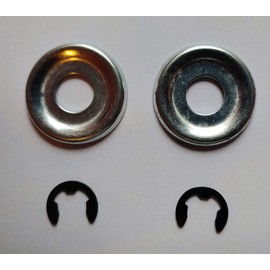 Pack of (2) CLUTCH WASHER & CLIP COMPATIBLE WITH STIHL 026 039 029 MS290 044 036 038 CHAINSAW Replaces 0000 958 1022 and 9460 624 0801