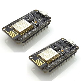 Hailege 2pcs NodeMCU LUA ESP8266 CP2102 ESP-12E Wifi Internet Development Card Open Source Serial Wireless Module Works Perfectly with IDE/Micropython