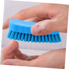 FRCOLOR Nail Cleaning Brush with Soft Bristles for Gentle Scrubbing of Hands and Feet Lightweight and Compact Design Durable Flexible Material for Travel and Daily Use