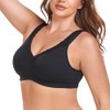 Ayigedu UK Women's Plus Size Bra Full Coverage Non-Wired Non-padded