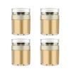 Airless Pump Jar,4 Pack 1 oz/30ml Empty Acrylic Vacuum Jar