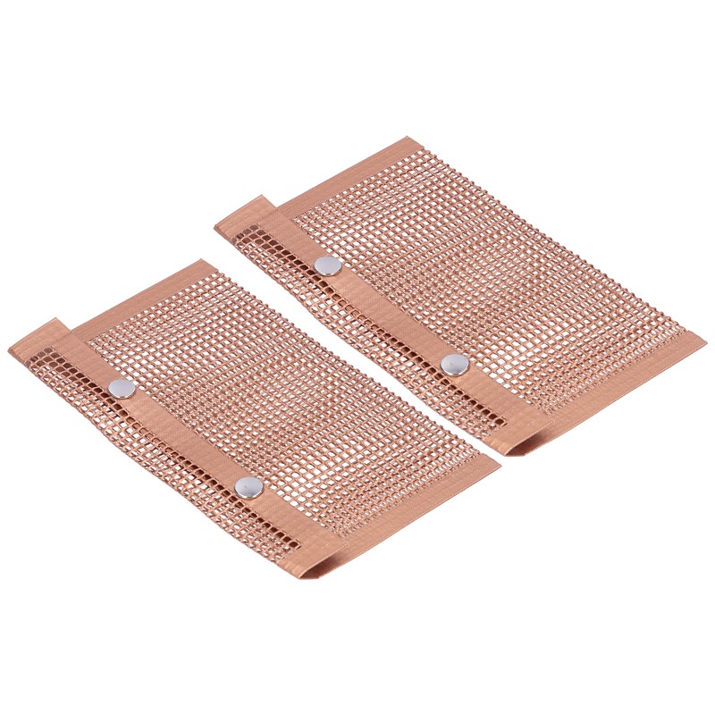 2PCS BBQ Grill Mesh Bag High Temperature Resistant Barbecue Bag