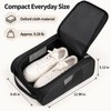 Golf Shoe Bag for Travel, Breathable Oxford Shoe Carrier with