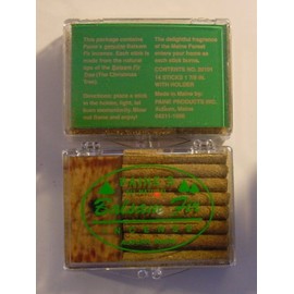 1 X 14 Balsam Sticks and Holder In Plastic Case - Paine's Fir Balsam Incense