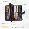 GOFELT Men's Bi-Fold Wallet, Genuine Leather, Cowhide Leather, Coin Purse,