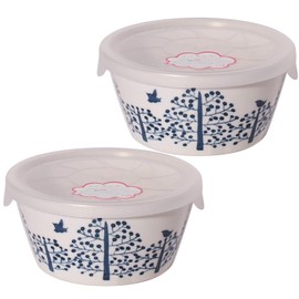 Minorutouki Small Pottery Plantary Forest S Lightweight Standing Pack Pot, Pack of 2