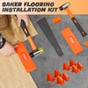 Saker Laminate Flooring Tools, 63-Piece Wood Flooring Installation Kit with