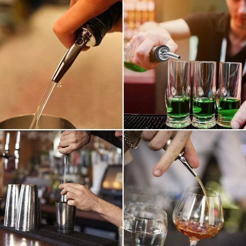Meiso 6 Boquilla Dispensador Para Botella De Aceite/vino Cocina