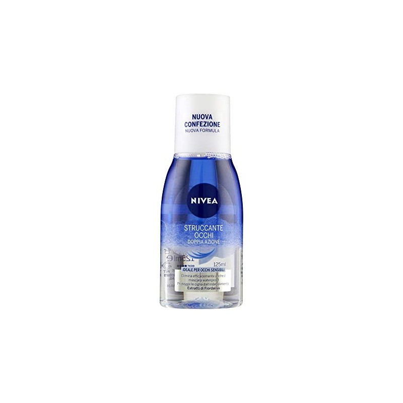 NIVEA Double Effect Eye Make Up Remover 125 ml, Pack