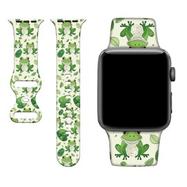 Cute Frog Watch Bands for Women Men Frogs Compatible with Watch Band