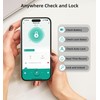 WiFi Deadbolt Smart Lock Fingerprint - HEANTLE Keyless Entry Front