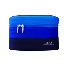 Asbel Lantas YS Stainless Steel Insulated Lunch Box with Bag, 21.8 fl oz (620 ml), Blue