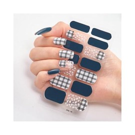 Pink Glitter Silver Gold Stripes Line French Negative Space Nail Wrap Sticker Dq 18 Nail Wraps Art Stickers Manicure Supplies for Women for Home Nails Full Long Lasting Easy Apply and Remove