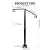 Handrail Railing, Single Post Handrail, Stair Railing for Concrete, Sturdy