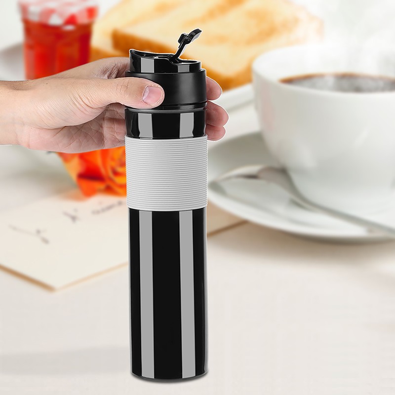 350ml Portable Coffee Press Bottle Tea Coffee Maker Drinking Water