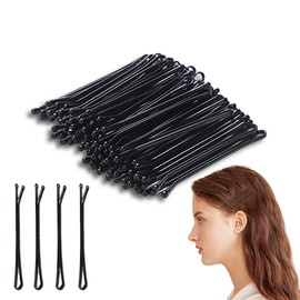 Hair Pins Black Pack of 100 Bobby Pins Black Hair Clips Hair Clips Women for Women & Girls Hair Clip Metal Perfect Hair Pin Set for Children, Girls Hair Accessories, Hairdressing Salon