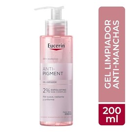 Eucerin Anti Pigment Gel Limpiador Facial 200ml Exfoliante Gentil Manchas Reducción Oscuras Unifica Tono Natural Todo Tipo Piel