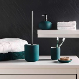 Douceur d'Intérieur Soap Dispenser, Gres, Emerald, (0) 11.2 x 12.8 cm