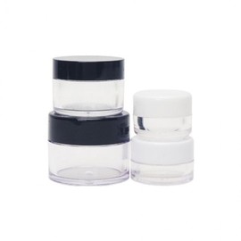 Cosmetic Empty Refill Cream Jar 4 Pieces 2ea