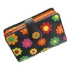 VISCONTI Daisy Collection Spanish Ladies Leather Purse with Tab Closure
