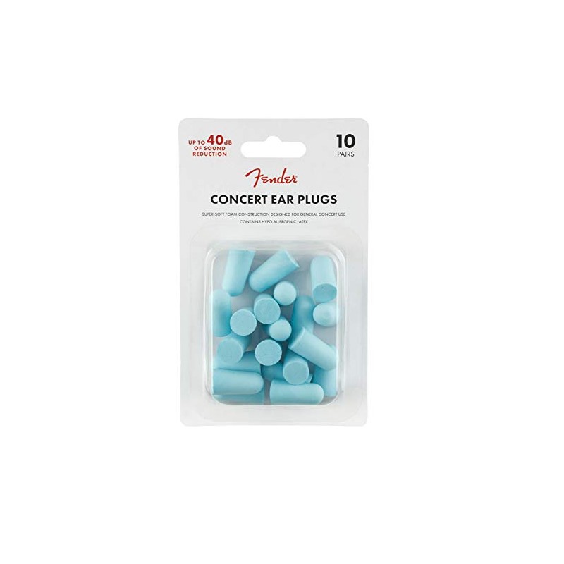 Fender® Concert Ear Plugs Foam Ear Protection Up to 32