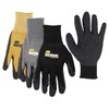 Berne Men's Quick Grip Glove, 3 Pack, X-Large Regular, Black