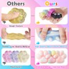 28PCS Cat Paw Mochi Squishy Stress Balls for Adults, Kawaii