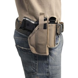 New Barsony Desert Sand OWB Holster w/Magazine Pouch for Walther P22 Left